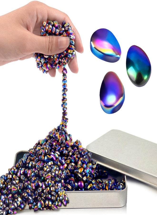 Chilvil 1000pcs Valentines Day Gifts for Him Teen Boy, Magnetic Fidget Toys Metal Weak Magnet Balls Stones Beads Quiet Office Desk Stress Anxiety Relief Cool Gadget Sensory Autism Ferrite Putty - Image 1